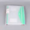 Carpeta de 3 anillas para hojas sueltas, transparente, para guardar hojas de examen de datos, carpeta de música, libro de colección para pasar páginas, bolsa de archivo, nueva transfronteriza