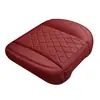 Set de Tres Piezas de Piel con Patrón Napa Cojín para Asiento de Coche Cojín Individual Suministros Interiores sin Respaldo para Oficina Funda de Asiento Pequeña Todo Incluido Transpirable