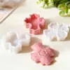 Papoula DIY Páscoa Aromaterapia Gesso Resina Epóxi Caixa de Armazenamento Cruz Recipiente para Vela Molde de Silicone
