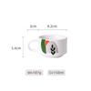Louça Árabe Personalizada Conjunto de Tigela e Prato de Cerâmica do Oriente Médio Bule Xícara de Café Prato de Bolo de Camada Dupla Prato de Lanche