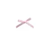 Mini laço de fita de poliéster dupla face de 0,3 cm para sapatos, meias, acessórios de cabelo, materiais DIY, acessórios decorativos, laços para roupas de boneca
