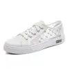Dropshipping 2026 Verão Novo Estilo Sapatos de Malha Femininos, Sapatos de Lona Vazados Respiráveis, Tênis Versáteis da Moda com Solado Macio Estilo Coreano