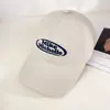 Gorra de Béisbol Suave Bordada con Letra Estilo Coreano Versátil para Mujer, Protección Solar al Aire Libre Primavera y Verano, Gorra de Pico Adelgazante