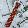 Corbata Harry Potter Gratis Insignia JK Genuina Raya Gente Unida Cuatro Colegios Sarga Hecho a Mano Rojo Amarillo Azul Verde