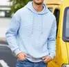 Comercio Exterior Europeo y Americano Transfronterizo para Hombre Sudadera Nueva Color Sólido Casual Moda Versátil Multicolor Manga Larga Sudadera Superior