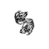 Anillo de Calavera Personalizado de Venta Caliente Europea y Americana Anillo de Garra Fantasma Aleación Hombres y Mujeres Apertura Ajustable Anillo Fabricante Mayorista