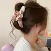 Nuevo clip de tiburón 2026 para otoño e invierno, pinza para el cabello de gran tamaño de alta gama para mujeres con cabello abundante, con diseño de lazo