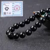 Accesorios de cuentas sueltas de obsidiana 7A natural para pulseras de obsidiana con cuentas hechas a mano para bricolaje, componentes de joyería semiacabados