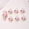 Lindos Accesorios de Arte para Uñas Estilo Japonés Dibujos Animados Resina Estéreo Gato Kt Accesorios para Uñas Portátiles Material DIY Hello Kitty