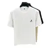 Suministro Directo de Fábrica Camiseta de Alta Calidad para Hombre Cuello Redondo Bordado Jacquard Moda Versátil Top Ropa para Hombre Camiseta Sudadera Venta al por Mayor