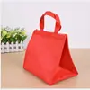 Bolsa Térmica No Tejida para Helado de Avena, Bolsa de Almuerzo Portátil, Bolsa Especial de Almacenamiento en Frío con Papel de Aluminio, Bolsa de Hielo, Bolsa Refrigeradora Portátil