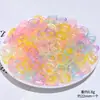 Anel Translúcido Colorido Doces Mercadoria de Apoio a Ídolos Suporte de Anel DIY Anel de Resina Giratório Acessório Peças Pequenas