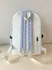 Diseño delicado de encaje, mochila linda para niñas, estilo suave de chica estilo coreano, perfecta para vacaciones, viajes con amigos y sesiones de fotos, creando un ambiente atmosférico