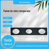 Novo banheiro chuveiro painel de vidro inteligente processamento painel de vidro touch glass painel tela de seda painel de vidro temperado