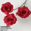 Rojo vino tema de departamento flor de simulación boda hotel guía de diseño arreglo floral rosa flor artificial material decoración del hogar venta al por mayor