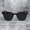 2023 nuevas gafas de sol retro beige con diseño de uñas para hombre con patas de madera de alta calidad y protección UV para mujer