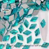 5*8mm Rombo Manicure Retangular Diamante Quatro Cantos Cubo de Açúcar Diamante Fundo Afiado Micro Diamante Manicure Decorativa Diamante de Manicure Atacado