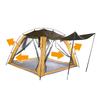 Tienda de campaña para exteriores gasa transpirable protector solar cuatro puertas y ventanas ventilación a prueba de insectos 3-4 personas Camping Pesca tienda