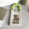 Monedero para Fiesta Estudiantil, Bolso para Teléfono Móvil de Compras, Bolso de Hombro Pequeño Tejido, Bolso de Mano Lindo Versátil, Bolso Cruzado Mini para Mujer