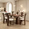 Mesa de comedor retro de madera maciza de segunda mano para sala de estar en casa, mesa de comedor de madera de fresno para comer junto a la pared, mesa de isla, mesa y sillas de comedor de restaurante