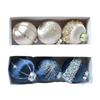 Bola de Navidad de tela de 8 cm Decoraciones navideñas brocado perlado precioso colgante de Navidad al por mayor textura comercio exterior