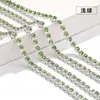 Cadena de Diamantes de Colores 2/2.5/2.8/3.0mm Cadena de Garra de Pedrería Densa Accesorios DIY para Funda de Teléfono Pegatinas de Pedrería para Funda de Teléfono