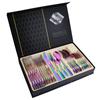 Amazon Transfronterizo Set de Vajilla de Acero Inoxidable 1010 Hotel Comida Occidental Cuchillo Cuchillo para Bistec Tenedor Cuchara Caja de Regalo Personalizada
