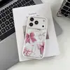 Capa de Celular Macaron com Fivela Magnética e Laço Adequada para Apple 17PROMAX Tendência 16 Acrílico 13/14/7/8