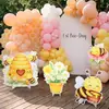 Decoración de letrero para jardín de revelación de género de bebé con temática de abejas, letrero para jardín de girasol con temática de abejas