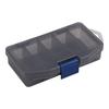 Caja de aparejos de pesca de plástico grueso de 5 rejillas, caja de herramientas de pesca con cebo Luya, caja de almacenamiento de aparejos de pesca transparente, caja de anzuelos