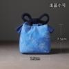 Série Tingimento Tie-Dye Espessada Erya Bolsa de Viagem para Armazenamento de Tecido para Bule, Xícara de Compartilhamento, Xícara de Chá, Bolsa de Pano, Tapete de Chá, Conjunto de Chá, Portátil