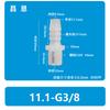 Conector de púas Pp1/2/3/4 Pulgada Rosca Macho Conector de Manguera de Púas para Conectar Tuberías de Agua con Rosca Macho Estándar Británica Paso Recto