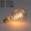 Edison lâmpada E27 lâmpada de filamento de carbono de seda retro lâmpada de tungstênio lâmpada bolha bar janela decoração lâmpada atacado