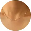 Collar Elegante con Colgante de Perlas Artificiales Moda Simple Estilo Francés Cadena para Clavícula de Mujer Joyería Sin