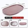 Shan Ye Feng Vajilla de Melamina Comercial Plato para Hot Pot Carne Di Long Cortada Frescamente Plato Creativo para Shabu-Shabu Plato de Preparación Platos de Forma Irregular
