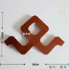 Nueva Flor de Esquina de Techo Estilo Chino Líneas de Madera de Bambú Forma de 7 L Líneas Planas Decoración Sala de Estar Pasillo Líneas de Techo Líneas Decorativas de Techo