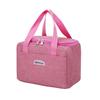 Bolsa de Picnic Pequeña Oxford Catiónica Cuadrada para Estudiantes Trabajadores, Bolsa de Hielo, Bolsa de Almuerzo Portátil, Bolsa Térmica para Llevar Comidas