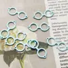 Gafas Pintadas, Materiales Coloridos, Accesorios DIY de Aleación de Dibujos Animados Lindos, Accesorios para Joyería, Decoraciones para Ropa con Cuentas, Accesorios para Muñecas