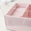 Caixa de Bolo de Flores Portátil Transparente PVC Suprimentos para Floricultura de Feriado Embalagem Presente Buquê Caixinha de Presente Estoque Atacado