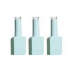 Diamante esmalte garrafa azul 15ml10ml fundo escuro camada de selo esmalte garrafa quadrada garrafa azul gradiente de vidro