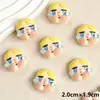 Resina Popular Rosto de Menina Chorando Fofo DIY Acessórios Fofos Personalizados Pulseira Tecida à Mão Colar Pingente Chaveiro