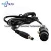 Yuntianmeng três núcleos carnong fêmea para DC5525 macho cabo de alimentação Monitor adaptador fio