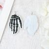 Impresión acrílica Halloween Fantasma calavera calabaza teléfono DIY resina accesorios aretes collar material