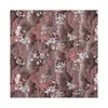 Tela jacquard teñida en hilo de chenilla ultrafina en stock, patrón floral vintage, material engrosado para bolsos, Hanfu, cojines y manteles