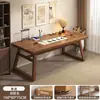 Mesa de Caligrafia Sala de Estar Grande Mesa Longa Novo Estilo Chinês Mesa de Escrita com Pincel Cadeira Suporte de Mesa Mesa de Prática de Escrita Mesa de Pintura Estilo Antigo Mesa de Estudos Chineses