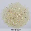 Pedras de Resina Strass Flatback Redondo Iridescente Gelatina Strass AB DIY Capa de Celular Strass Autocolante Acessórios de Joalheria Strass Coloridos para Unhas
