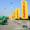 7 Bandeiras 3 Bandeiras Arroz Arroz Mastro Telescópico Bandeira de Exibição Estrada Espessada Liga de Alumínio Bandeira de Publicidade de Praia Mastro Externo Arroz 5 Liga