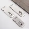 Candado de puerta de cajón de acero inoxidable, cerradura de placa de bloqueo, hebilla antirrobo, hebilla de nariz de puerta antigua, hebilla de puerta
