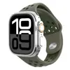 Adecuado para Apple Watch 9 10 S11 Correa de Silicona Bicolor Corte Diagonal Nike Pulsera de Muñeca con Cabezal Diagonal iWatch Ultra
