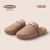 Coelho Selvagem Birkenstock Pantufas de Algodão Femininas Inverno 2025 Novidade Roupa Externa Frio Aderente Solado Macio Pantufas de Inverno para Casa Pantufas Masculinas